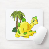 Tyrannian gelbes anstarrendes Chomby Mousepad (Mit Mouse)