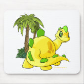 Tyrannian gelbes anstarrendes Chomby Mousepad (Vorne)