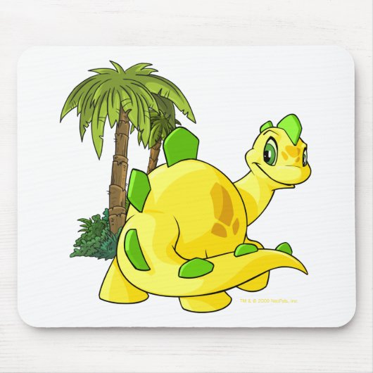 Tyrannian gelbes anstarrendes Chomby Mousepad (Vorne)
