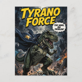 Tyranno Force: Tiny Arms, Big Problem! Feiertagspostkarte