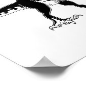 Tyrannosaur Dinosaur Poster (Ecke)