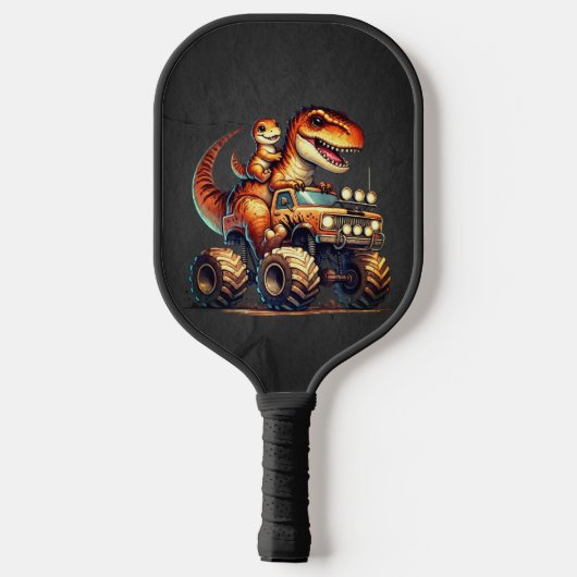 Tyrannosaurs Rex Pickleball Schläger (Rückseite)