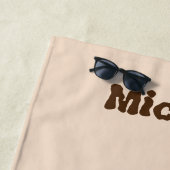 Tyrannosaurs T-rex Dinosaurier Personalisiert Name Strandtuch (Beispiel)