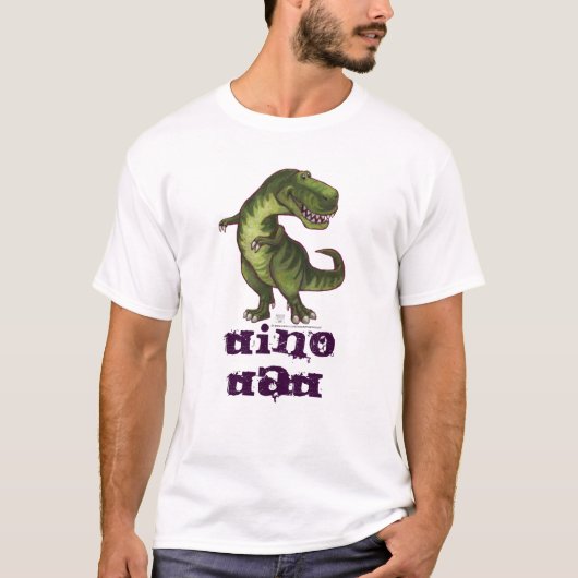 Tyrannosaurus Dino Vater T-Shirt (Vorderseite)
