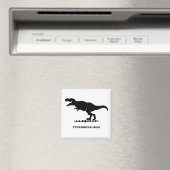 Tyrannosaurus Dinosaur Silhouette Magnet (In Situ (Geschirrspüler))