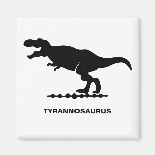 Tyrannosaurus-Dinosaur-Silhouette-Magnet Magnet