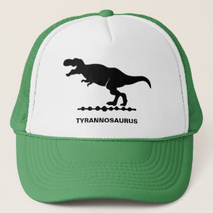 Tyrannosaurus-Dinosaur-Silhouette Truckerkappe