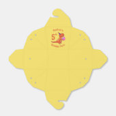 Tyrannosaurus Dinosaurier Cartoon Geburtstag Geschenkschachtel (Ungefaltet)