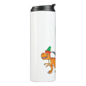 Tyrannosaurus Elf Squad Xmas T-Rex Dinosaur Christ Thermosbecher (Nach links gedreht)