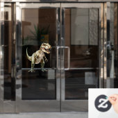 Tyrannosaurus Fensteraufkleber (Büro Tür)