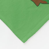Tyrannosaurus Fleecedecke (Ecke)