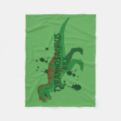 Tyrannosaurus Fleecedecke (Vorderseite)