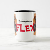 Tyrannosaurus Flex Muskel-Manie-Tasse Tasse (Zentrum)