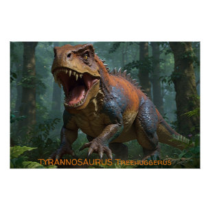 Tyrannosaurus Fun Ecology Poster
