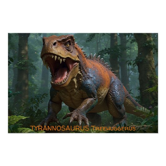 Tyrannosaurus Fun Ecology Poster (Vorderseite)