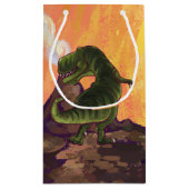 Tyrannosaurus Geschenke und Zubehör Kleine Geschenktüte (Rückseite)