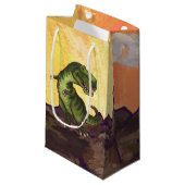 Tyrannosaurus Geschenke und Zubehör Kleine Geschenktüte (Vorderseite Schrägansicht)