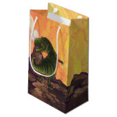 Tyrannosaurus Geschenke und Zubehör Kleine Geschenktüte (Rückseite Schrägansicht)