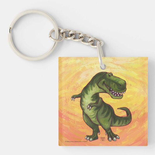 Tyrannosaurus Geschenke und Zubehör Schlüsselanhänger (Vorderseite)