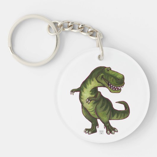 Tyrannosaurus Geschenke und Zubehör Schlüsselanhänger (Vorderseite)