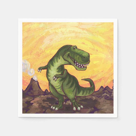 Tyrannosaurus Geschenke und Zubehör Serviette (Vorderseite)