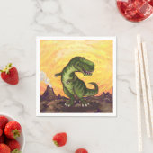 Tyrannosaurus Geschenke und Zubehör Serviette (Beispiel)