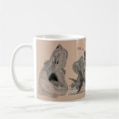 Tyrannosaurus Ihre innere Dinosaurier-Tasse Kaffeetasse (Links)