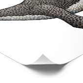 Tyrannosaurus-Illustration Fotodruck (Ecke)