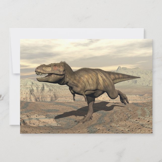 Tyrannosaurus laufen - 3D rendern (Vorderseite)