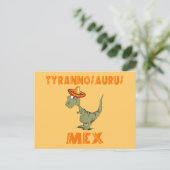 Tyrannosaurus Mex Postkarte (Stehend Vorderseite)