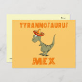 Tyrannosaurus Mex Postkarte (Vorne/Hinten)