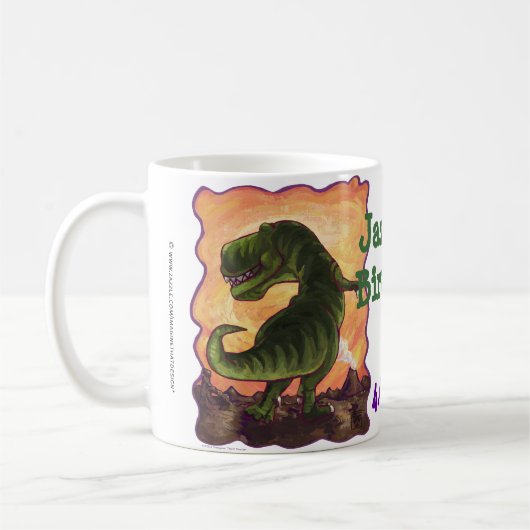 Tyrannosaurus-Party Kaffeetasse (Links)