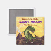 Tyrannosaurus-Party Magnet (Vorderseite/Rückseite)