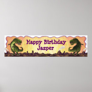 Tyrannosaurus-Party Poster