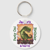 Tyrannosaurus-Party Schlüsselanhänger (Vorderseite)