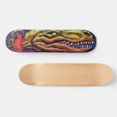 Tyrannosaurus-Plattform-Skateboard (goldene Skateboard (Horizontal)