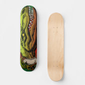 Tyrannosaurus-Plattform-Skateboard Skateboard (Vorderseite)