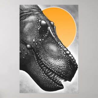 Tyrannosaurus-Porträt Poster