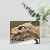 Tyrannosaurus Postkarte (Stehend Vorderseite)