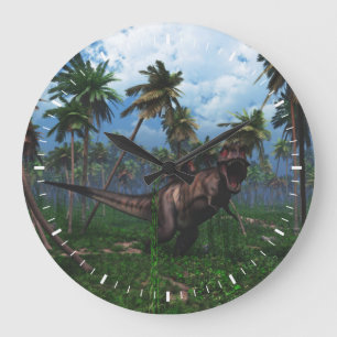 Tyrannosaurus Rex 3 Große Wanduhr
