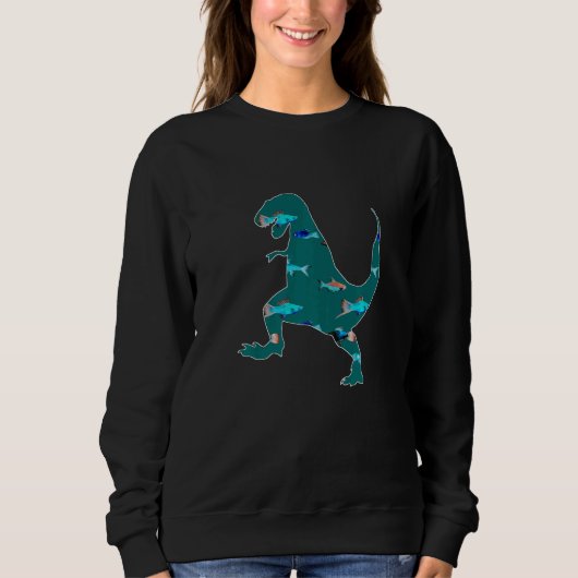 Tyrannosaurus Rex Animal Rex Creepy Dinosaur 3 Sweatshirt (Vorderseite)