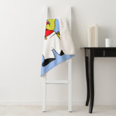 Tyrannosaurus Rex Barber mit Scheren. Sherpadecke (Beispiel)