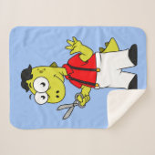 Tyrannosaurus Rex Barber mit Scheren. Sherpadecke (Vorderseite (Horizontal))