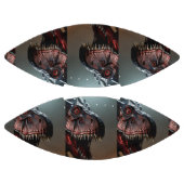 Tyrannosaurus Rex Beängstigendes Gesicht, Fußball Football (Paneele)