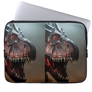 Tyrannosaurus Rex Beängstigendes Gesicht, Laptop-S Laptopschutzhülle