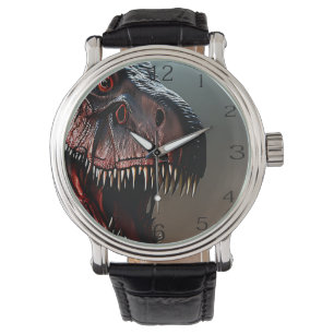Tyrannosaurus Rex Beängstigendes Gesicht, Mens beo Armbanduhr
