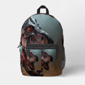 Tyrannosaurus Rex Beängstigendes Gesicht, Rucksack (Vorderseite)