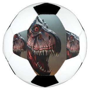 Tyrannosaurus Rex Beängstigendes Gesicht, Soccerba Fußball