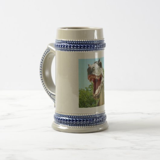 Tyrannosaurus Rex Bierglas (Vorderseite Links)