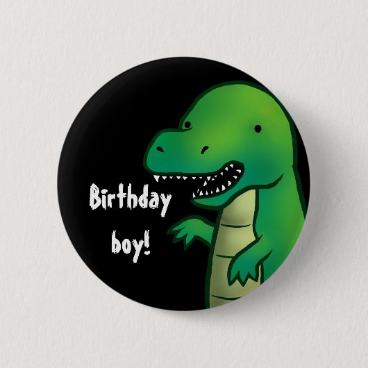 Tyrannosaurus Rex Button (Vorderseite)